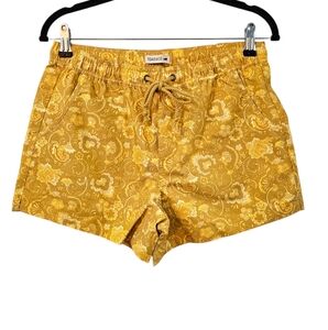 NWT Toad&Co Women's Boundless Shorts in Lemon Paisley Soze XL